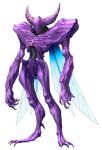  ahriman_(megami_tensei) arms_at_sides claws colored_skin demon full_body highres horns insect_wings kazuma_kaneko long_arms no_humans no_mouth official_art purple_skin shin_megami_tensei shin_megami_tensei:_if... shin_megami_tensei:_liberation_dx2 solo standing third-party_source transparent_background veins wings yellow_eyes 