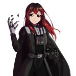  absurdres cosplay darth_vader darth_vader_(cosplay) epic_fail_project erica_naito highres mechanical_arms mechanical_parts original red_hair self_upload single_mechanical_arm star_wars 
