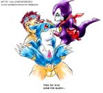  davis_motomiya digimon impmon tagme veemon 