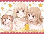  bathing namori oomuro_hanako oomuro_nadeshiko oomuro_sakurako topless wet yuru_yuri 