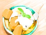  animal bear chai_(artist) food fruit ice_cream nobody original polychromatic signed 