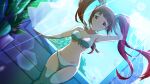  bikini cleavage matsuda_arisa sanami_(sanami_t_38) swimsuits the_idolm@ster the_idolm@ster_million_live! thighhighs 