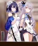  asian_clothes benghuai_xueyuan bronya_zaychik chinadress garter gree4 honkai_impact seele_vollerei tagme 