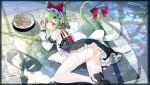  animal_ears ass cream heels maid nekomimi no_bra nopan skirt_lift stockings tail thighhighs youmu_(tomgoku2) 