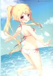  bikini kin&#039;iro_mosaic kujou_karen shiratama swimsuits tagme 