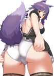  aki_makoto animal_ears ass maid no_bra pantsu princess_connect princess_connect!_re:dive skirt_lift tagme tail thighhighs 