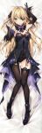  dakimakura eyepatch fischl_(genshin_impact) fishnets genshin_impact karory leotard stockings thighhighs 