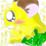  blush cum female hamster hamtaro hamtaro_(series) mammal penelope penelope_(hamtaro) rodent 