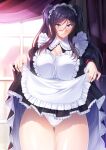  cleavage maid miel pantsu skirt_lift t-28 
