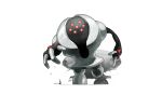  absurdres commentary_request gen_3_pokemon highres leaning_forward legendary_pokemon looking_at_viewer no_humans pokemon pokemon_(creature) red_eyes registeel solo standing walking warabimoti168 white_background 