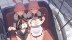  animal_ears benghuai_xueyuan bunny_ears chinadress cleavage jliaan no_bra yae_sakura_(benghuai_xueyuan) 