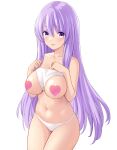  breast_hold breasts marui_koishi no_bra pantsu pasties 