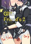  2girls assisted_exposure black_gloves black_jacket black_neckwear black_skirt blush bob_cut body_writing breast_press checkered checkered_neckwear cheek-to-cheek closed_mouth clothes_lift content_rating contrapposto cover cover_page cowboy_shot doujin_cover eyepatch fang gloves hands_up head_out_of_frame holding_hands interlocked_fingers jacket kantai_collection kikunosukemaru medium_hair multiple_girls neck_ribbon necktie open_mouth panties partially_fingerless_gloves purple_hair red_neckwear red_ribbon ribbon rigging shirt short_hair side-tie_panties skin_fang skirt skirt_lift smile standing symmetrical_docking tatsuta_(kancolle) tenryuu_(kancolle) underwear white_panties white_shirt 