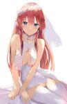  censored dress nipples no_bra nopan pussy see_through thighhighs tomura2maru wedding_dress 