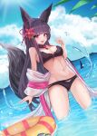  animal_ears bikini granblue_fantasy kitsune swimsuits tagme tail wet yuel_(granblue_fantasy) 