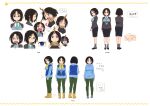  1girl absurdres character_sheet elma_(maidragon) expressions highres kobayashi-san_chi_no_maidragon multiple_views official_art production_art scan turnaround variations zip_available 