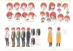  1girl absurdres character_sheet expressions highres kobayashi-san_chi_no_maidragon kobayashi_(maidragon) multiple_views official_art production_art scan turnaround variations zip_available 