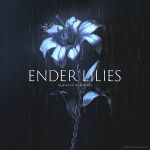  chain commentary copyright_name ender_lilies_quietus_of_the_knights english_commentary english_text flower highres miv4t no_humans rain still_life water_drop wet white_flower 