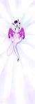  black_sclera colored_sclera dakimakura_(medium) dragon english_commentary extra_eyes from_behind highres looking_back nijisanji nijisanji_en no_humans pikl_(elira_pendora) qtini solo watermark white_eyes wings 