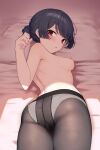  ass gin00 morino_rinze nipples pantsu pantyhose the_idolm@ster the_idolm@ster_shiny_colors topless 