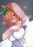  5-toubun_no_hanayome bra kinoe_tsuki nakano_yotsuba see_through wet_clothes 