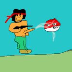  john_rambo nintendo pokemon rambo stopit voltorb 