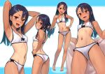 ass bikini cameltoe ijiranaide_nagatoro-san kawakami_rokkaku nagatoro_hayase swimsuits tan_lines 