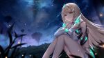  clouds hikari_(xenoblade) landscape night roi_(liu_tian) scenic sky stars xenoblade 