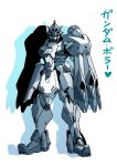  character_request gundam highres mecha no_humans simple_background solo standing tukiwani white_background 