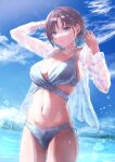  asakura_tooru bikini misaki_nonaka swimsuits tagme the_idolm@ster the_idolm@ster_shiny_colors 