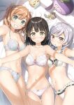  amatsuki_mashiro bra cleavage hanasaka_yui jpeg_artifacts kantoku nanahashi_minori one_room pantsu 