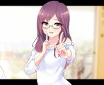  megane murabito_c the_idolm@ster the_idolm@ster_cinderella_girls yagami_makino 