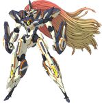  clenched_hands looking_ahead mecha no_humans official_art science_fiction solo standing super_robot super_robot_wars super_robot_wars_x-omega transparent_background van_ein yellow_eyes 