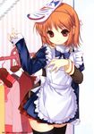  dmyo maid seifuku snow_ring thigh-highs 