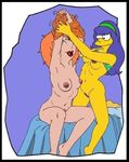  crossover family_guy karstens lois_griffin marge_simpson the_simpsons 