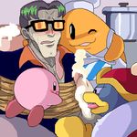  chef_kawasaki customer_service king_dedede kirby tagme 