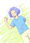  1boy clenched_hand closed_eyes highres james_(pokemon) pokemon pokemon_(anime) shiroi_neko_(shiroi_neko) shiroineko0220 sleeping 