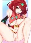  bottomless breasts homura_(xenoblade_2) nipples no_bra pussy tofuubear uncensored xenoblade xenoblade_chronicles_2 