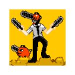  chainsaw_man denji_(chainsaw_man) highres pixel_art pixels 