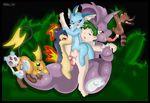  flying_fox froslass nidoking nintendo pokemon quilava raichu sentret vaporeon 