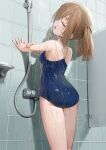  ass bathing kimikage_yui school_swimsuit sunga2usagi swimsuits tagme wet wet_clothes 