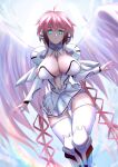  angel dress ikaros mecha_musume no_bra pantsu sora_no_otoshimono swimsuits tagme thighhighs wings 