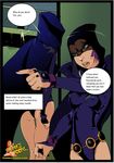  comic comics-toons dc dcau okunev raven teen_titans terra 