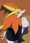  absurd_res after_sex big_breasts blush bodily_fluids breasts butt canid canine cum delphox female fox fur genital_fluids hi_res huge_breasts lion_granny looking_at_viewer mammal mature_female nintendo nipples nude pok&eacute;mon pok&eacute;mon_(species) solo video_games 獅子奶奶 