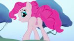  16:9 3d_(artwork) 4k absurd_res blender_(software) blue_eyes cutie_mark digital_media_(artwork) equid equine female feral friendship_is_magic fur genitals hair hasbro hi_res horse looking_at_viewer mammal my_little_pony pink_body pink_hair pinkie_pie_(mlp) pony simple_background solo solo_focus twintails3d widescreen 