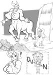  ! 2021 bathing big_breasts breasts butt duo female freckles_(artist) greyscale hair horn huge_breasts humanoid inverted_nipples link long_hair lynel male monochrome muscular muscular_female nintendo nipples size_difference smaller_male taur the_legend_of_zelda video_games waterfall waterfall_shower 