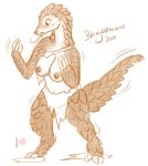  absurd_res anthro beingobscene breasts claws clothing female hi_res long_tongue mammal nipples pangolin scales simple_background sketch solo species_transformation surprise tongue tongue_out torn_clothing transformation wardrobe_malfunction white_background 