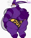  anthro belly big_belly big_butt big_the_cat bobthetanuki butt domestic_cat felid feline felis long_ears male mammal overweight overweight_male pink_nose sega solo sonic_the_hedgehog_(series) whiskers 