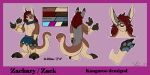 2:1 anklet anthro armor bracelet claws jewelry kangaroo leather leather_armor macropod male mammal marsupial model_sheet multi_arm multi_limb neckerchief pawpads plantigrade pteruges roman_clothing solo standing tail_maw thick_tail tongue tongue_out victni_(artist) 