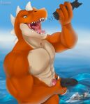  absurd_res anthro destruction dragon drake_(disambiguation) genitals hi_res kurtcbrox macro male masturbation micro muscular muscular_male open_mouth penetrable_sex_toy penis scalie sea sex_toy ship solo solo_focus submarine tongue vamux vehicle vore water watercraft 